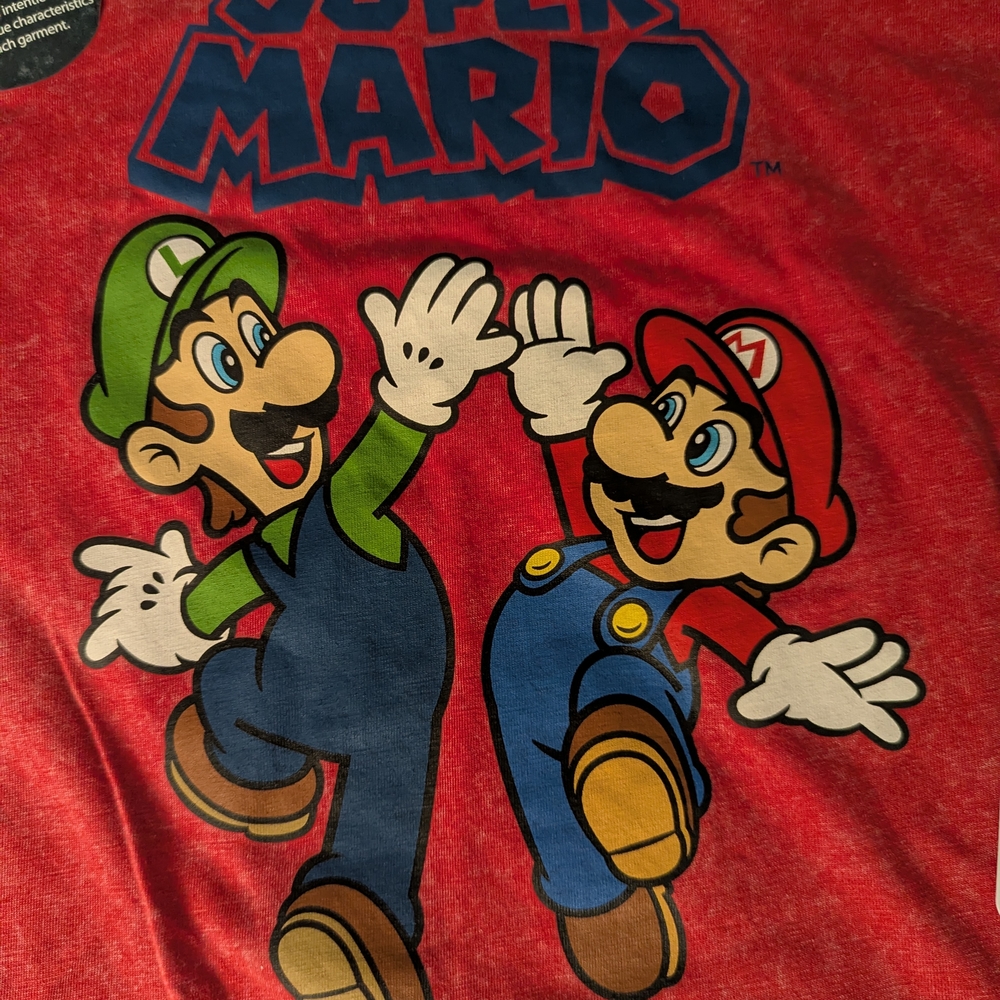 Super Mario Kids Red T-Shirt
